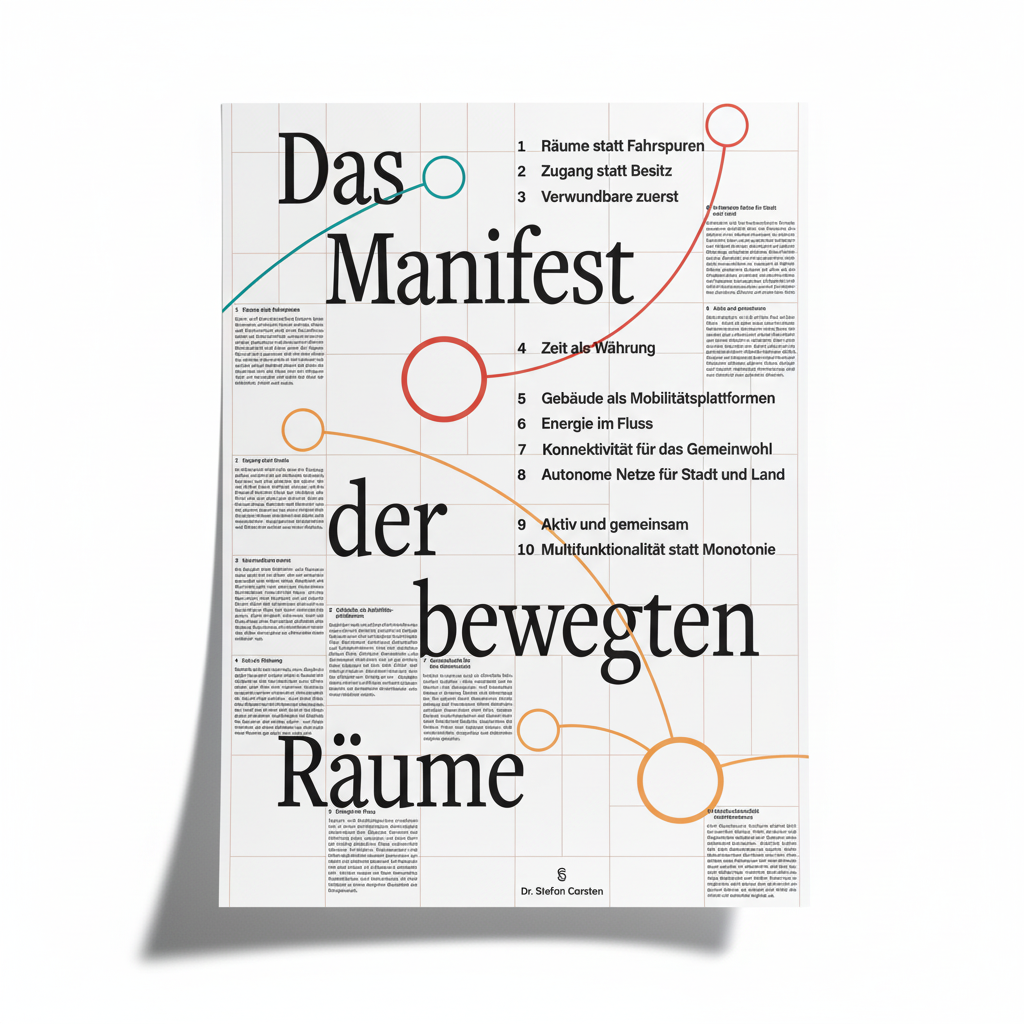 Manifest der bewegten Räume - POSTER DIN A1